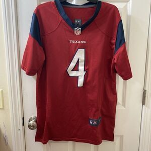 Nike On Field Houston Texans Deshaun Watson #4 NFL Jersey Size Medium